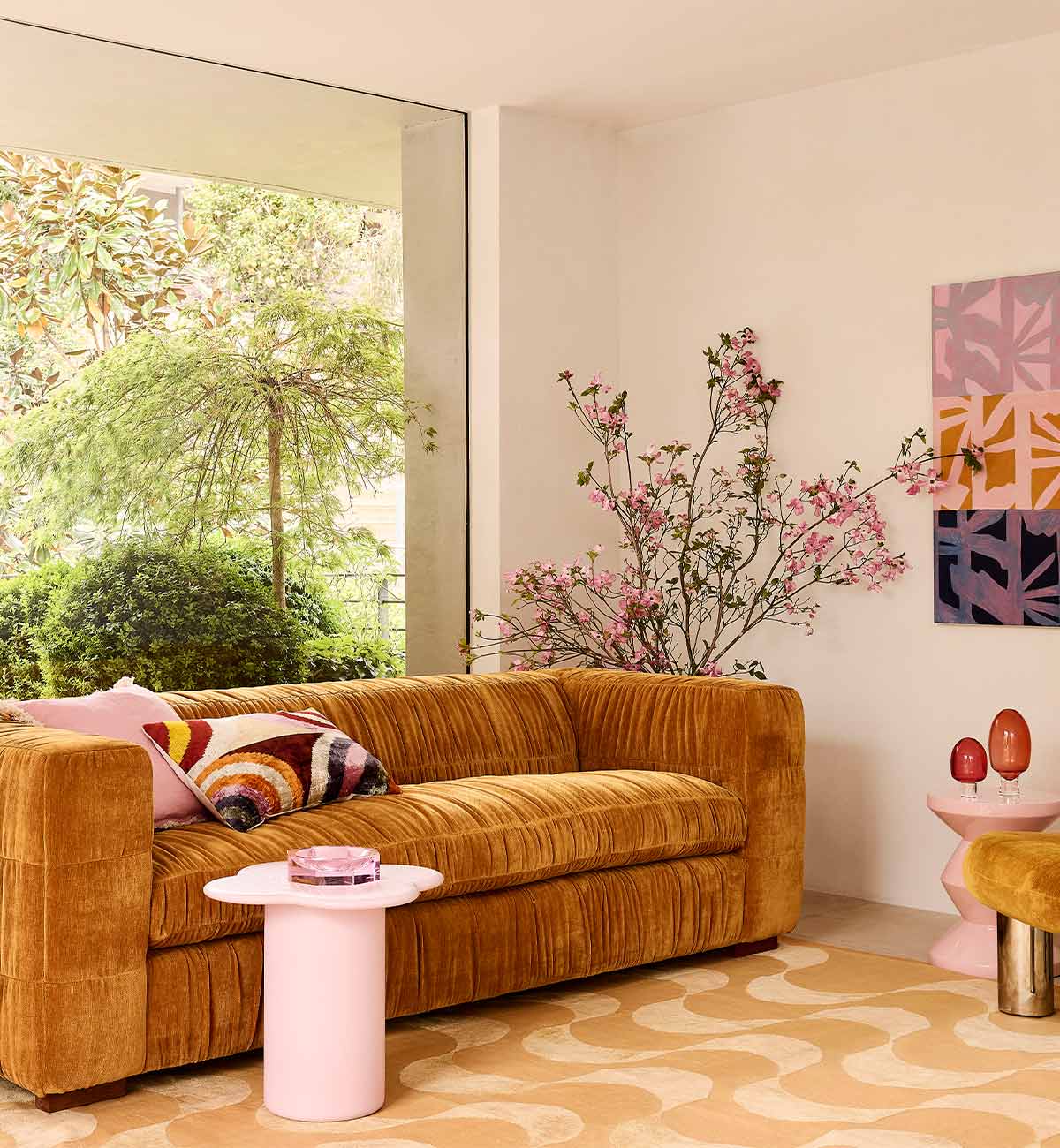 Zulta Cushion In Retro Rainbow - Image 2